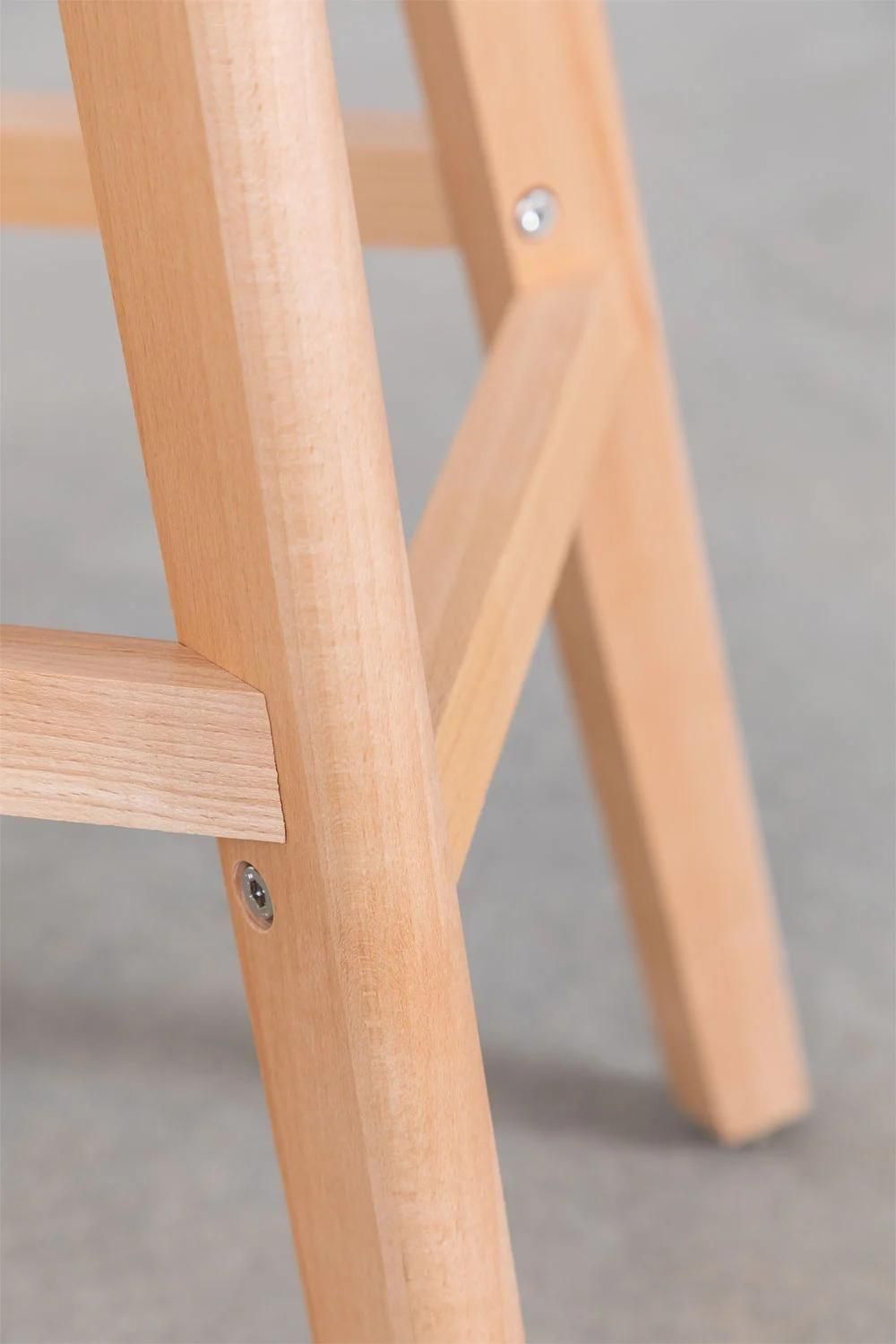 Lot De 2 Tabourets Hauts (76 Cm) Nordic Noir - 7
