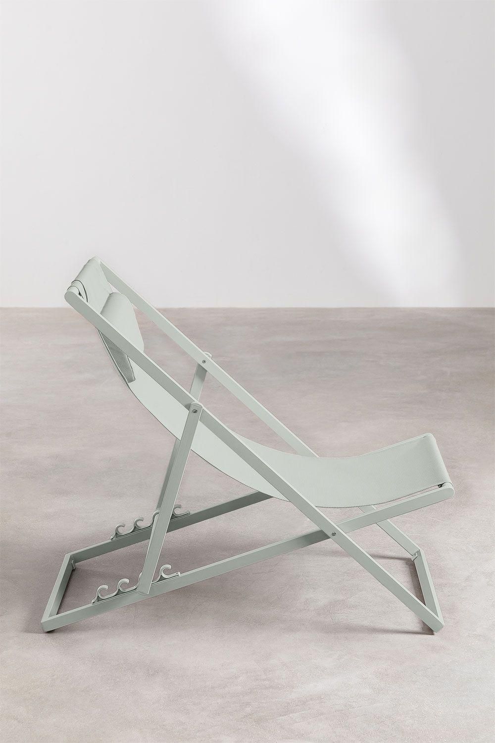 Hamac Pliant Jensy Avec Coussin En Acier Vert Kaki - 4