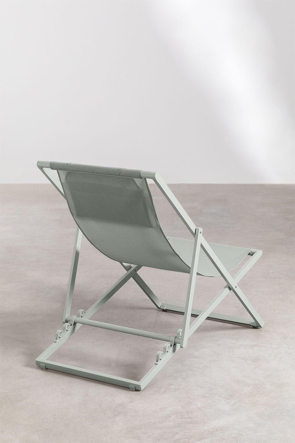 Hamac Pliant Jensy Avec Coussin En Acier Vert Kaki - 5