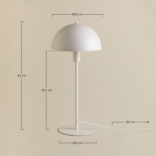Lampe Arleth Blanc Gardenia - 5