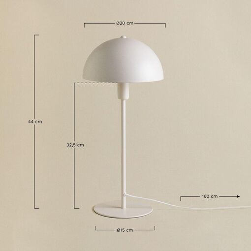 Lampe Arleth Blanc Gardenia - 6