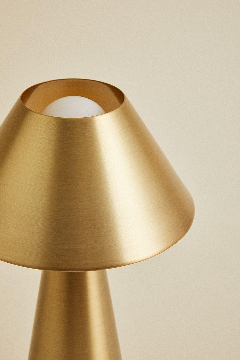 Lampe De Table En Fer Silenora Dor� - 4