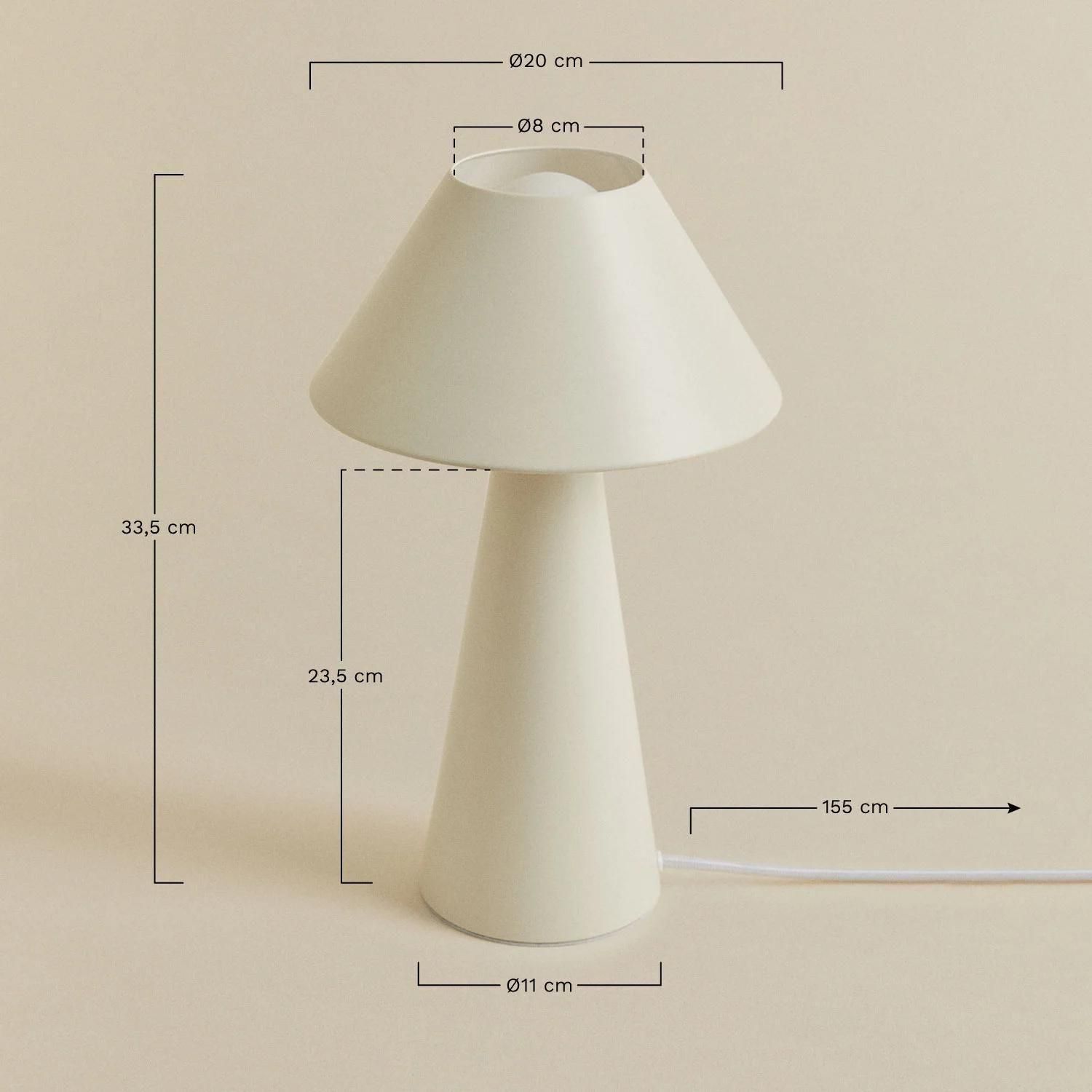 Lampe De Table En Fer Silenora Dor� - 7