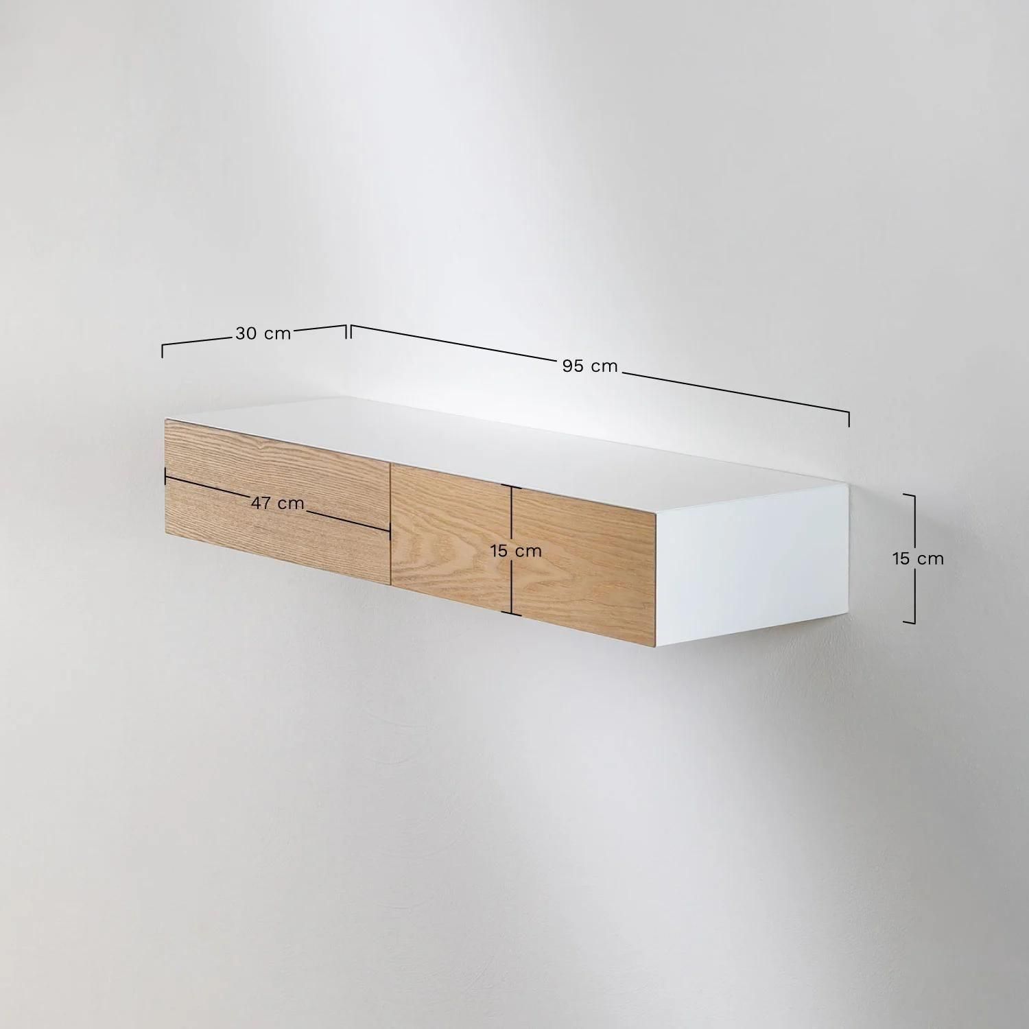 Console Murale Florens Naturel - 7