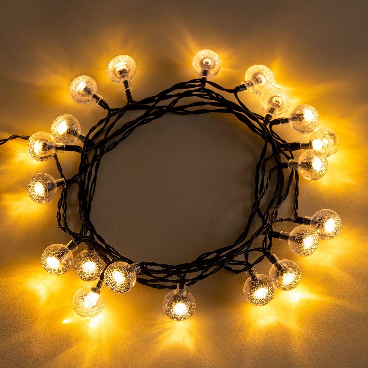 Guirlande Led Avec Chargeur Solaire (2 M) Orixa Blanc Chaud - 7