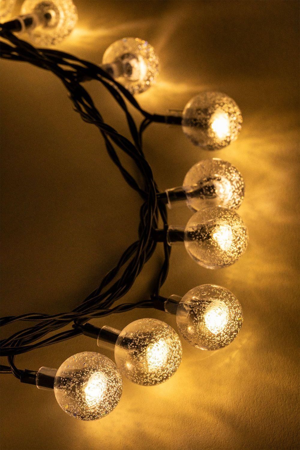 Guirlande Led Avec Chargeur Solaire (2 M) Orixa Blanc Chaud - 10