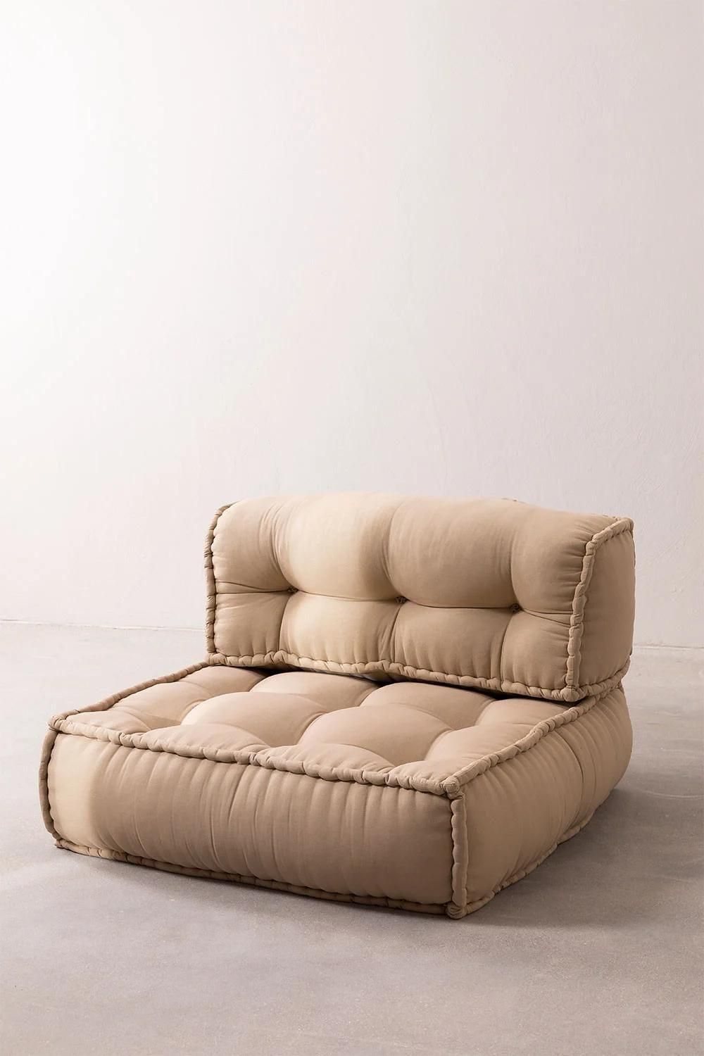 Canap� Modulable En Coton Yebel Brun Bl� - 3