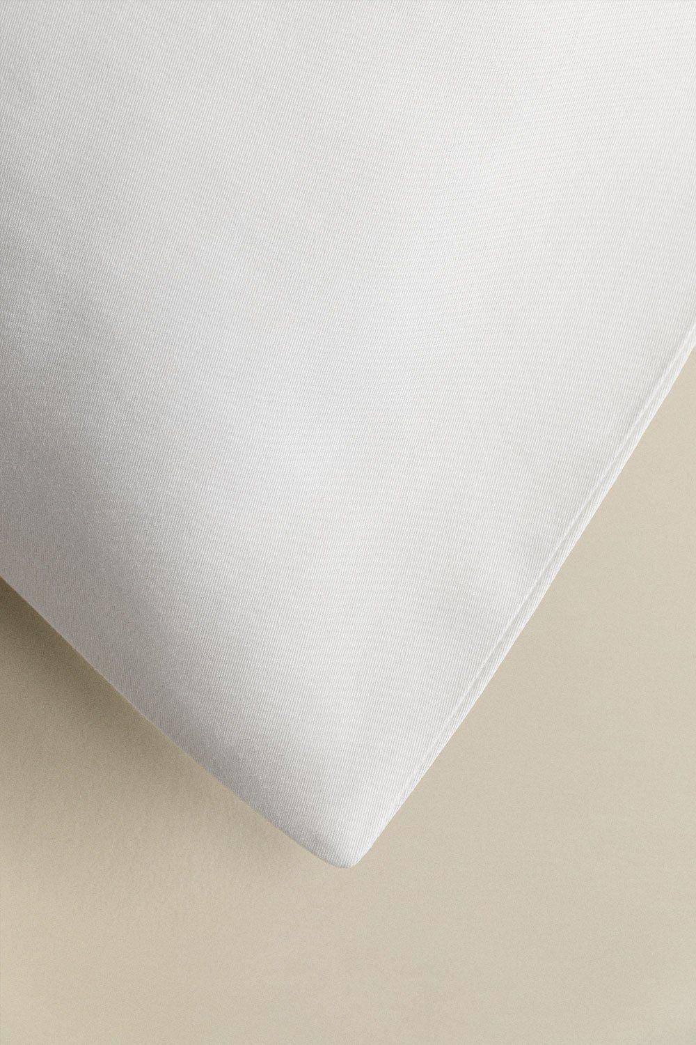 Housse De Couette En Satin 300 Fils Sampras Blanc - 7