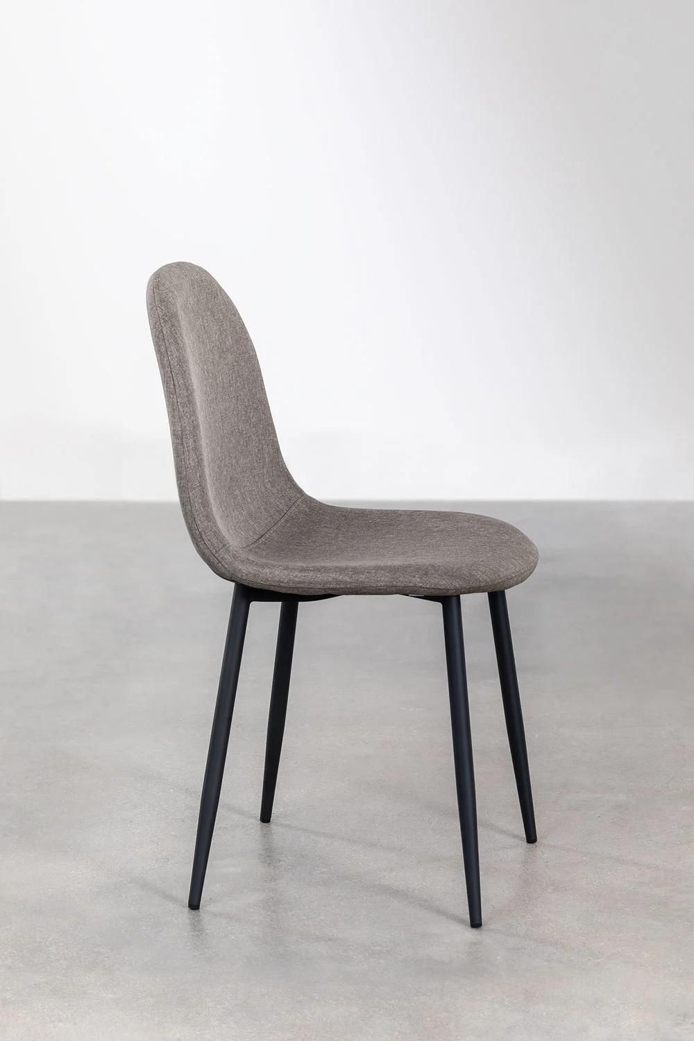 Pack 2 Chaises De Salle � Manger Glamm Noir - 4