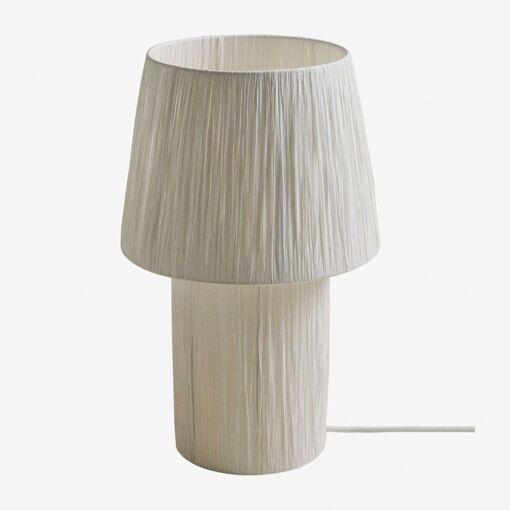 Lampe De Table En Papier Nironalde Blanc