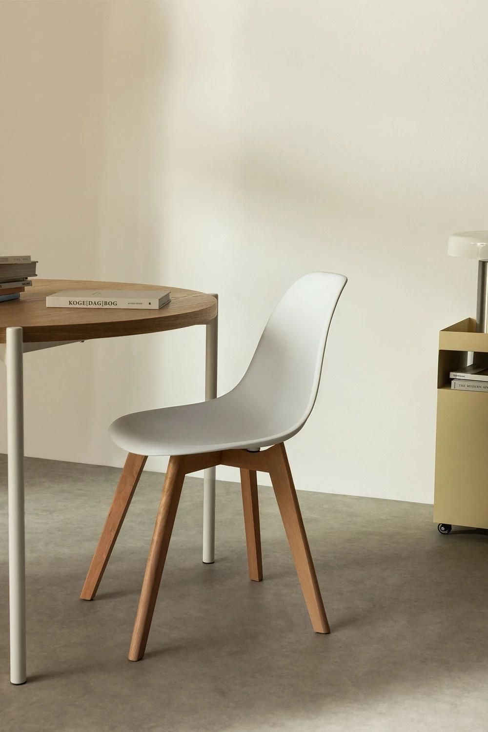 Lot 2 Chaises De Salle  Manger Scand Nordic Jaune Curry - 7
