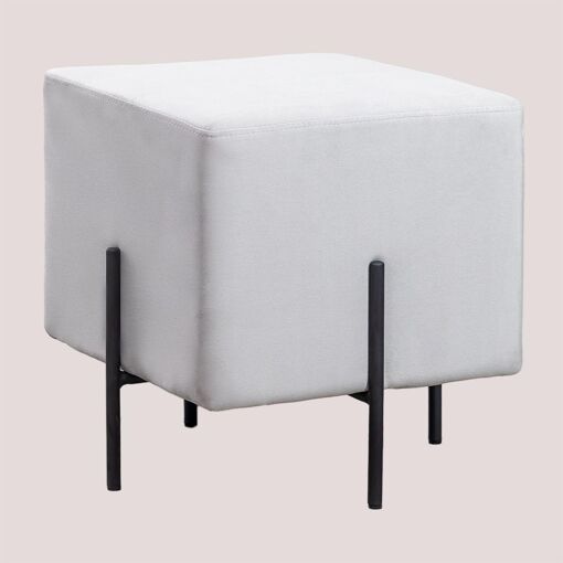 Tabouret Bas En Velours Sam