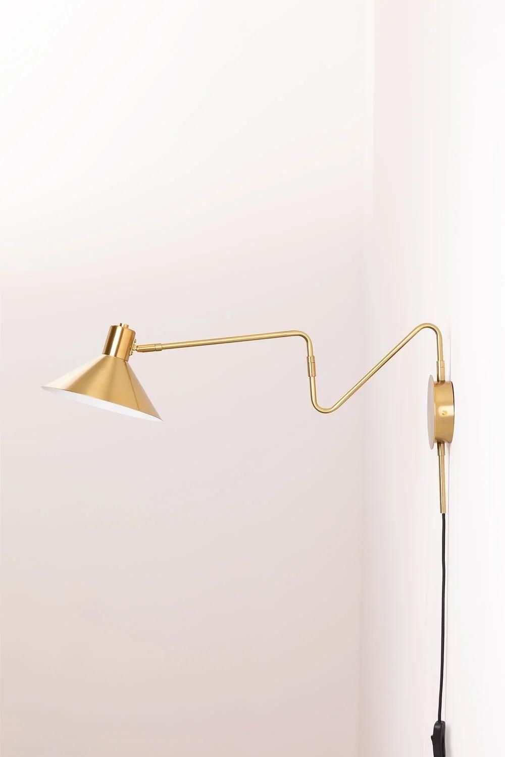 Lampe Murale M�tallis�e Lizz Or - 6