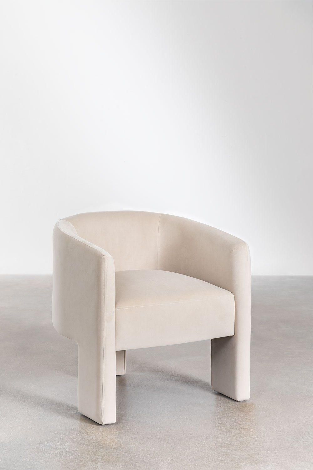 Fauteuil En Velours Xastru - 3