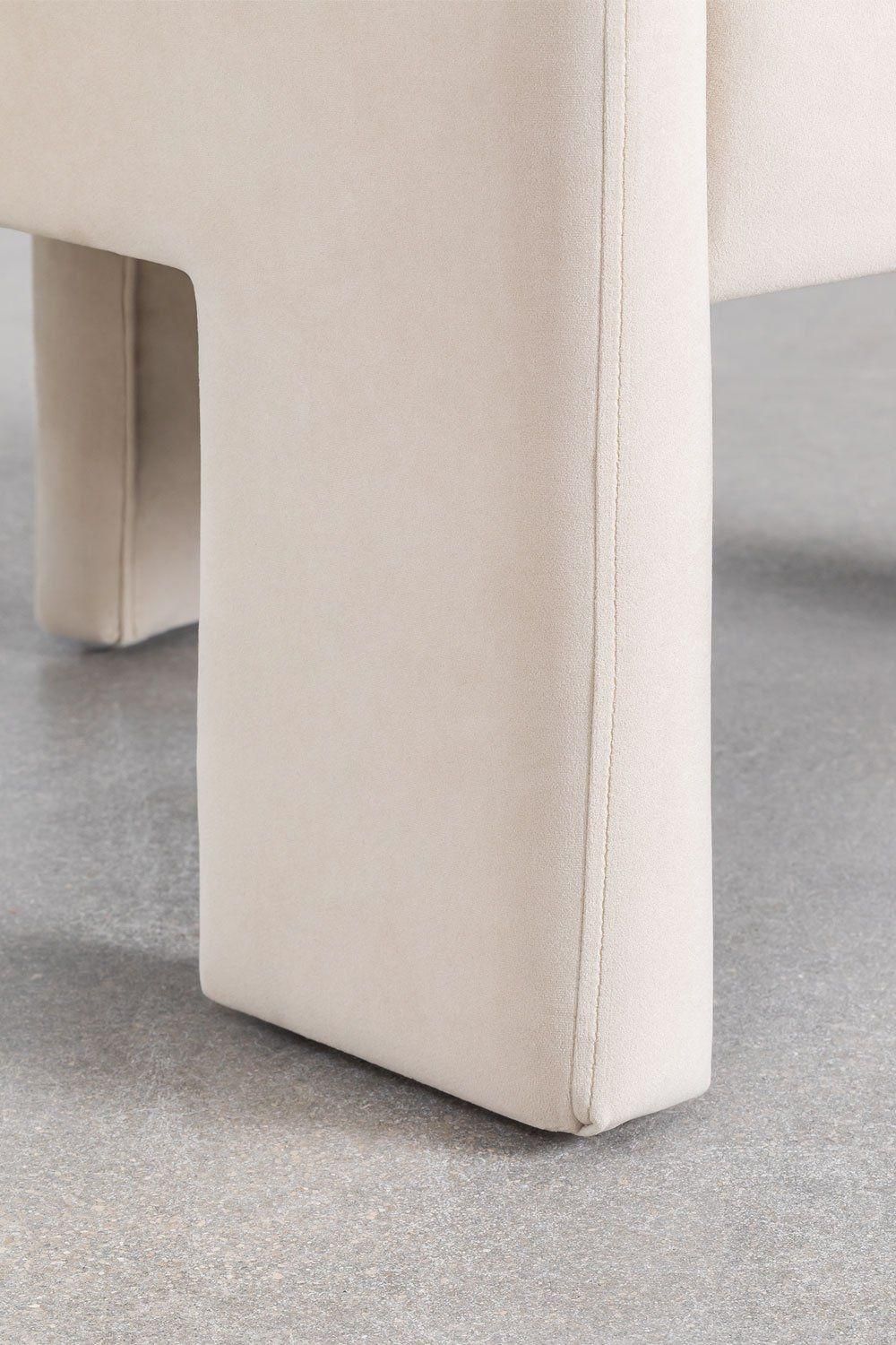 Fauteuil En Velours Xastru - 7