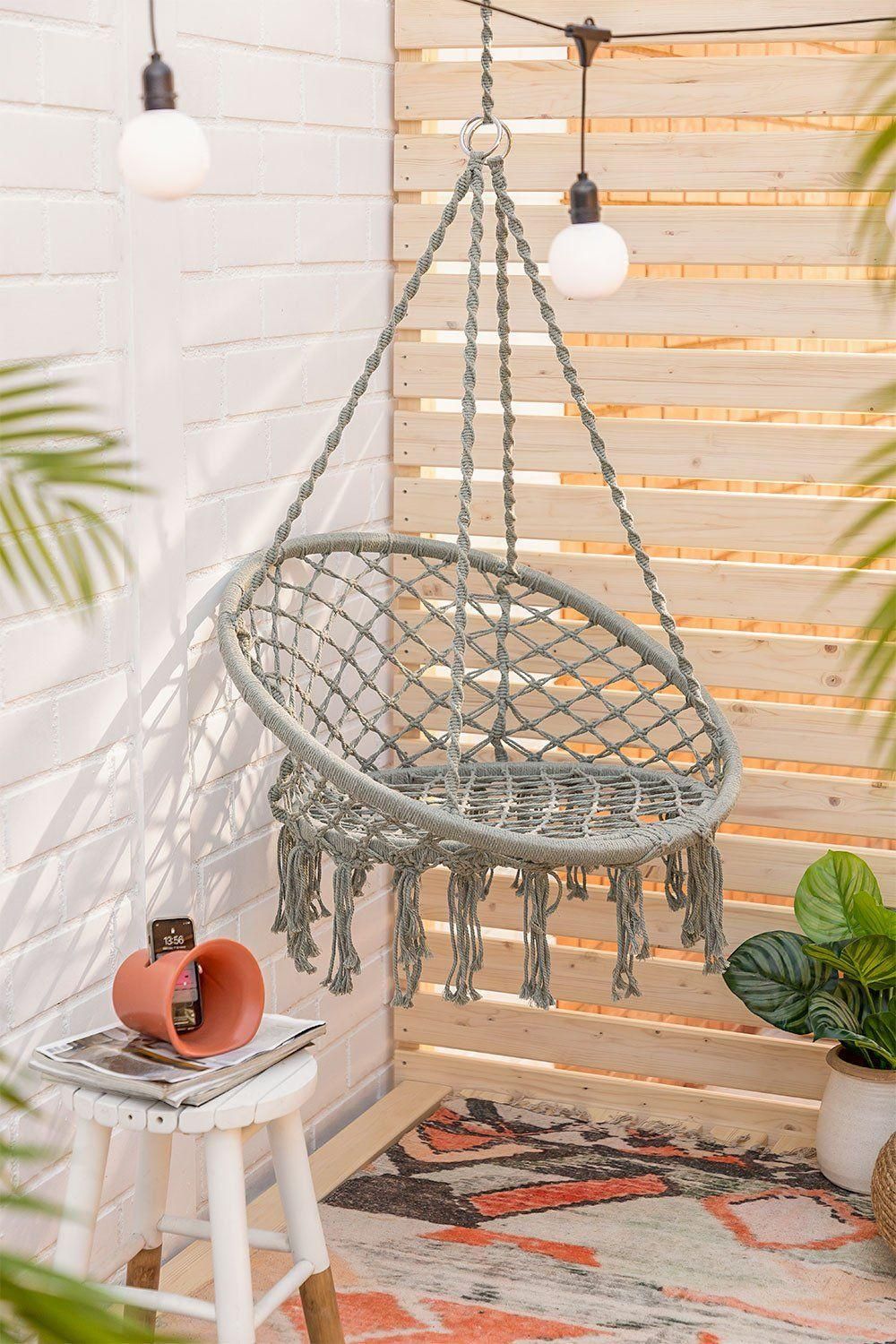 Fauteuil Suspendu Bahli Noir - 8