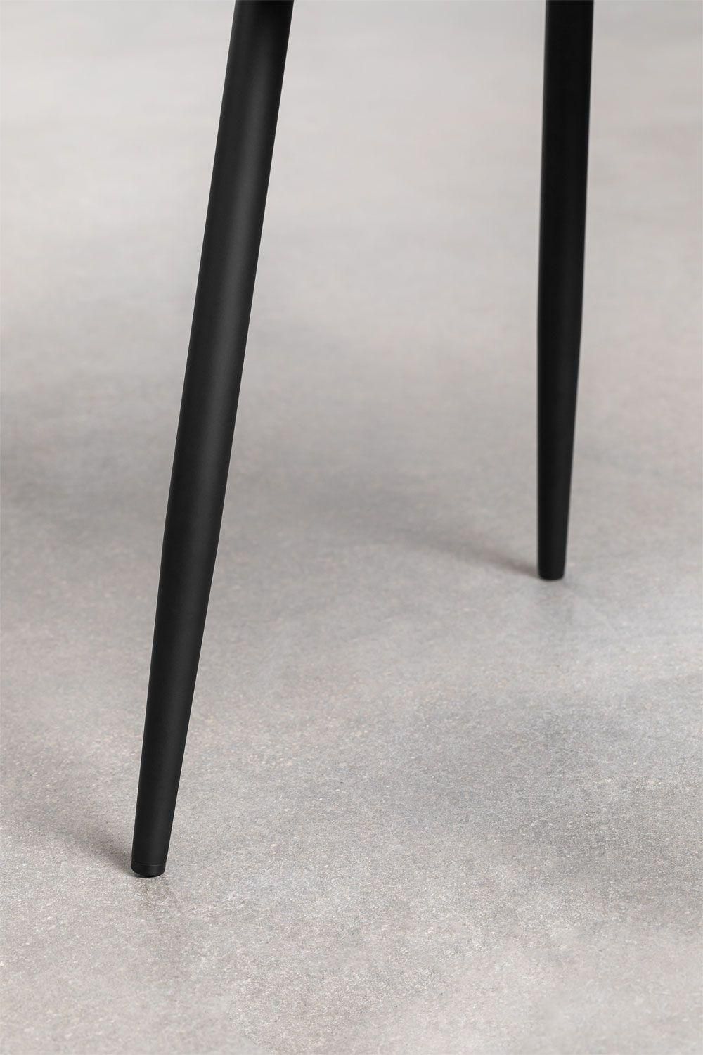 Pack 2 Chaises De Salle  Manger En Velours Glamm Noir - 7