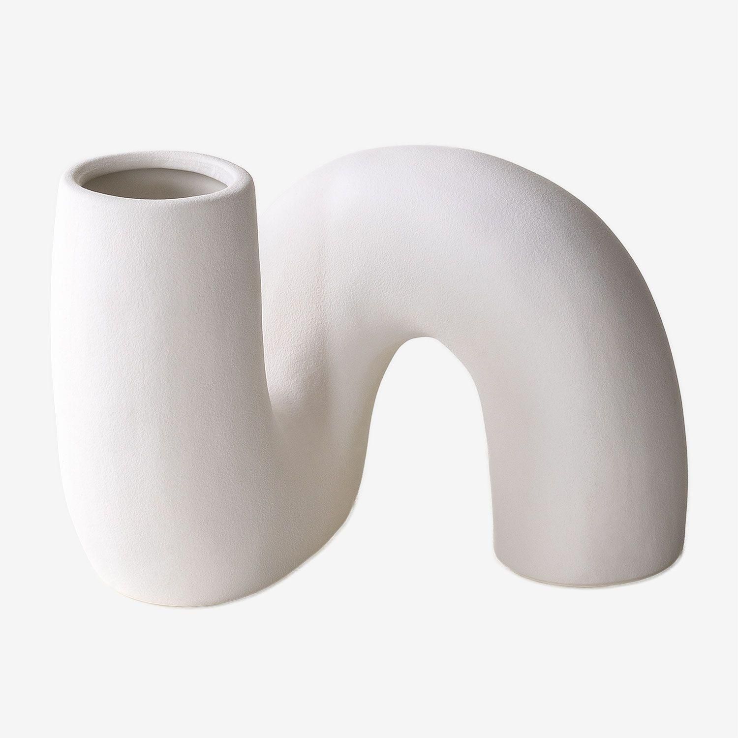 Vase C�ramique Mardig Blanc