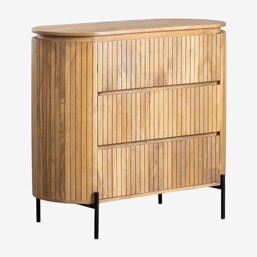 Commode En Manguier Analis Bois Naturel