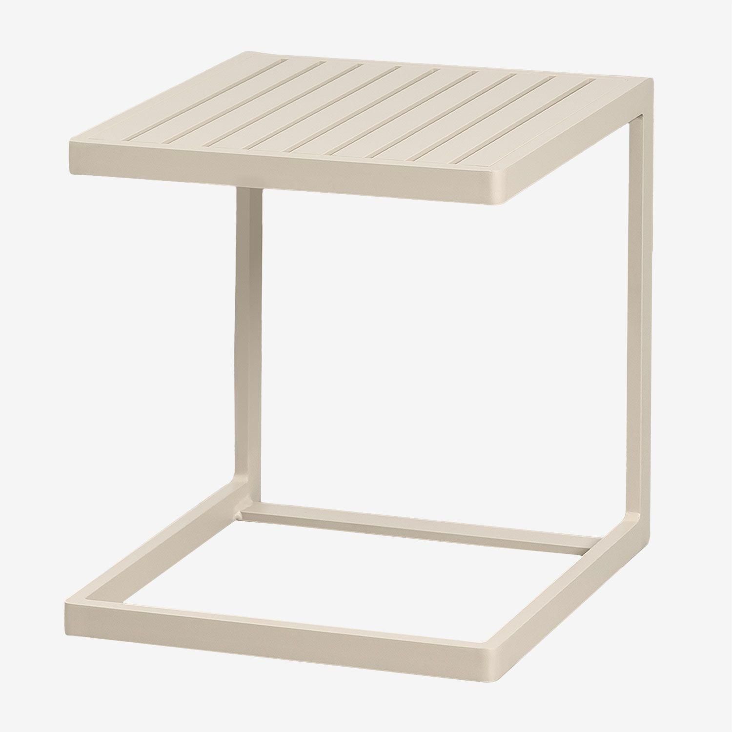 Table D'appoint De Jardin Dulem Tapioca Beige