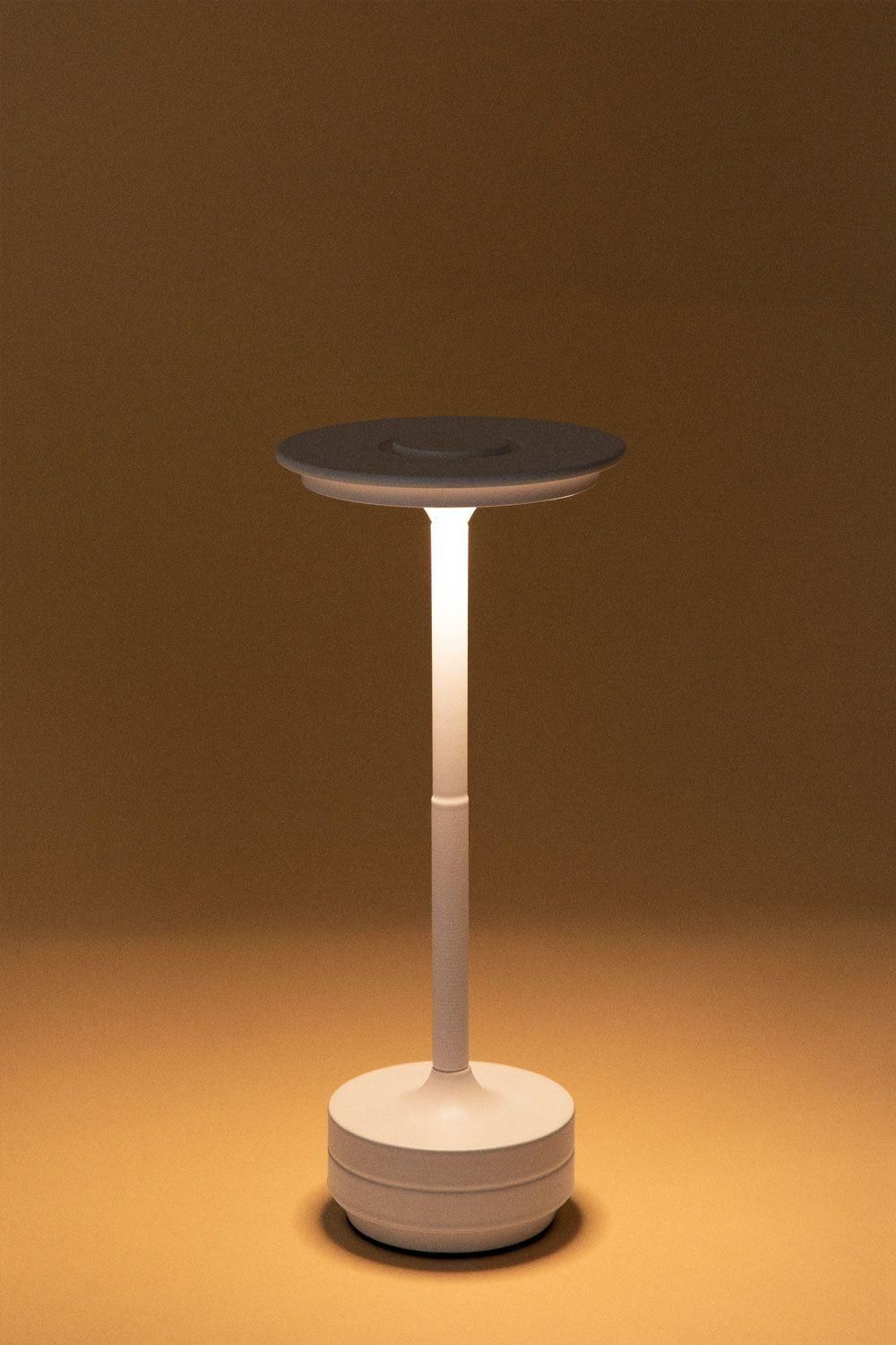 Lampe De Table Led Sans Fil Rivkin Blanc - 4
