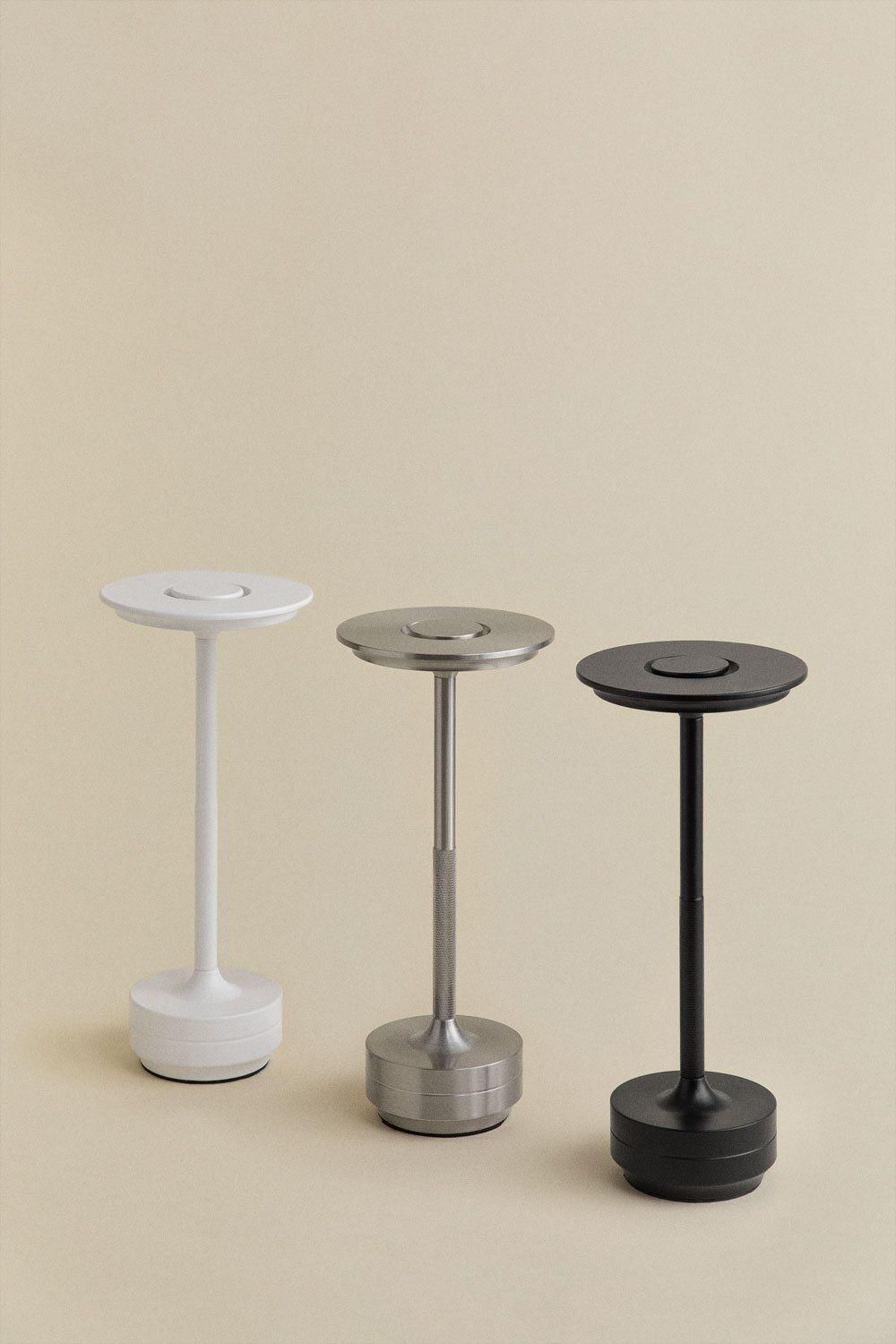 Lampe De Table Led Sans Fil Rivkin Blanc - 8