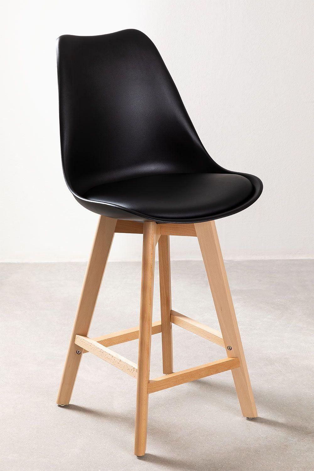 Lot De 2 Tabourets Hauts 67 Cm Nordic Noir - 3