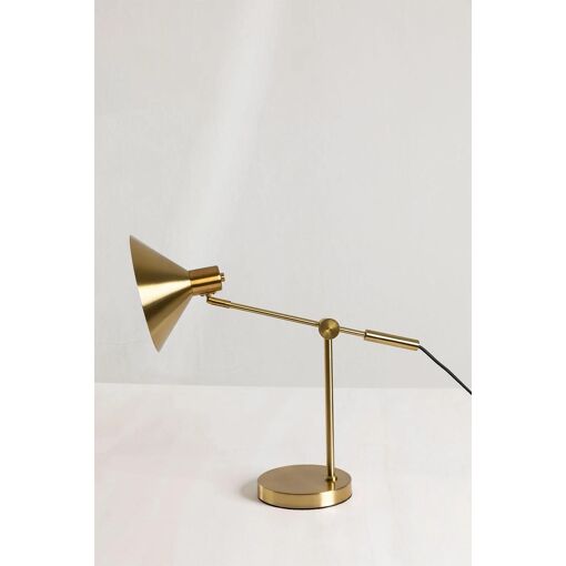 Lampe De Table M�tallique Clayt Dor� - 6
