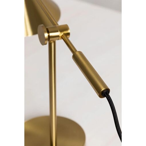 Lampe De Table M�tallique Clayt Dor� - 8