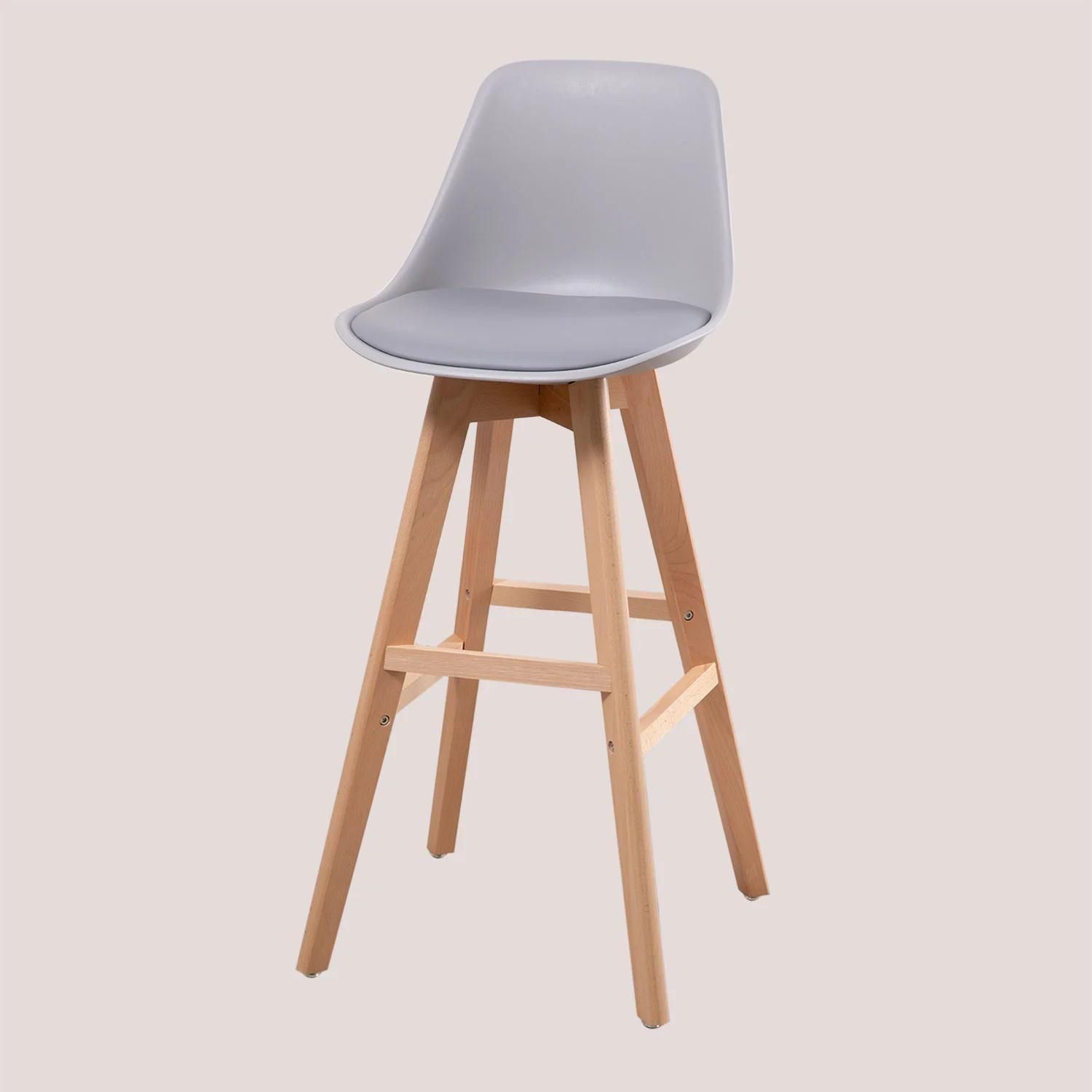 Lot 2 Tabourets Hauts Nordic Edition Gris ?76 Cm