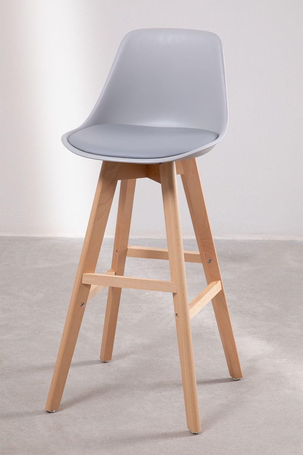 Lot 2 Tabourets Hauts Nordic Edition Gris ?76 Cm - 3