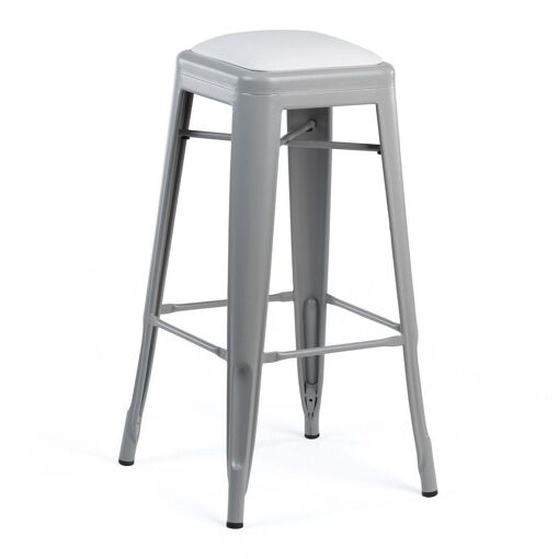 Coussin De Tabouret Lix Blanc