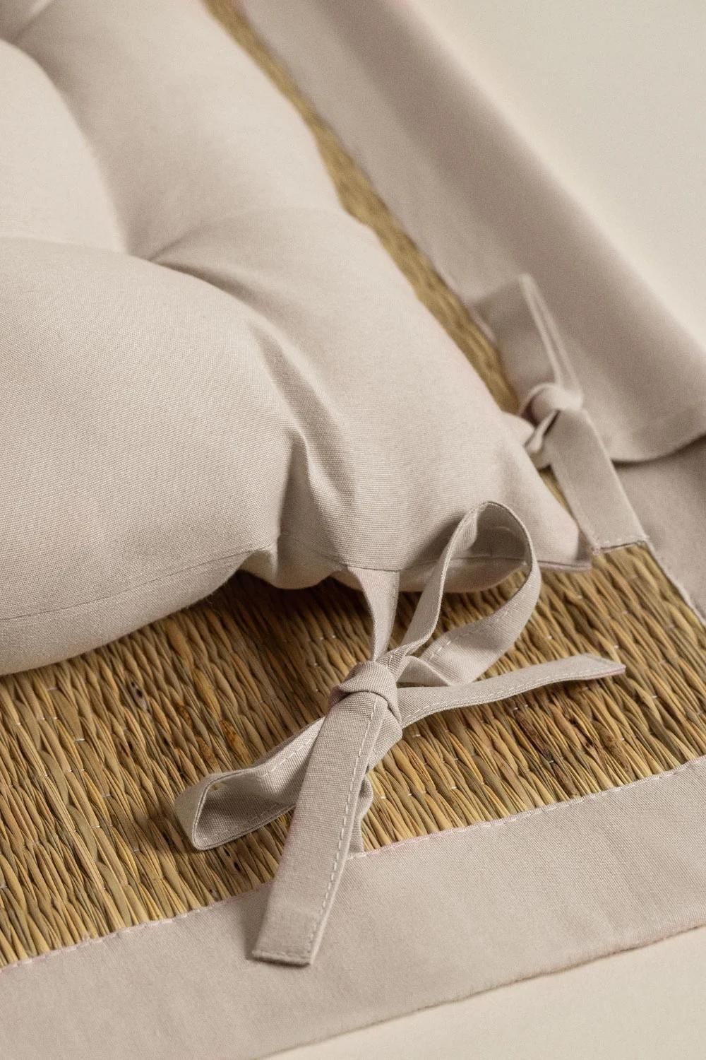 Tapis De Plage Avec Coussin Neila Tapioca Beige - 6