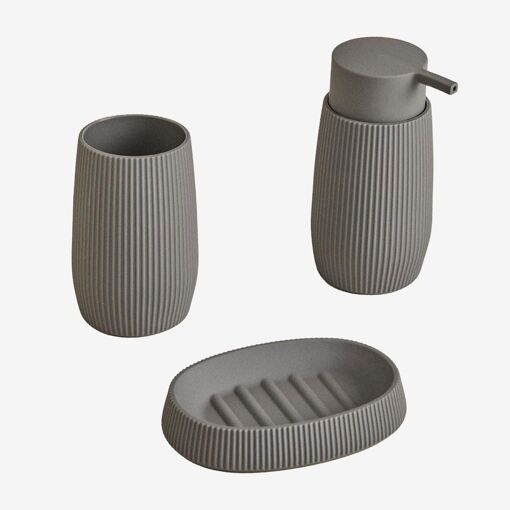 Set de Bain Aristide Gris Graphite