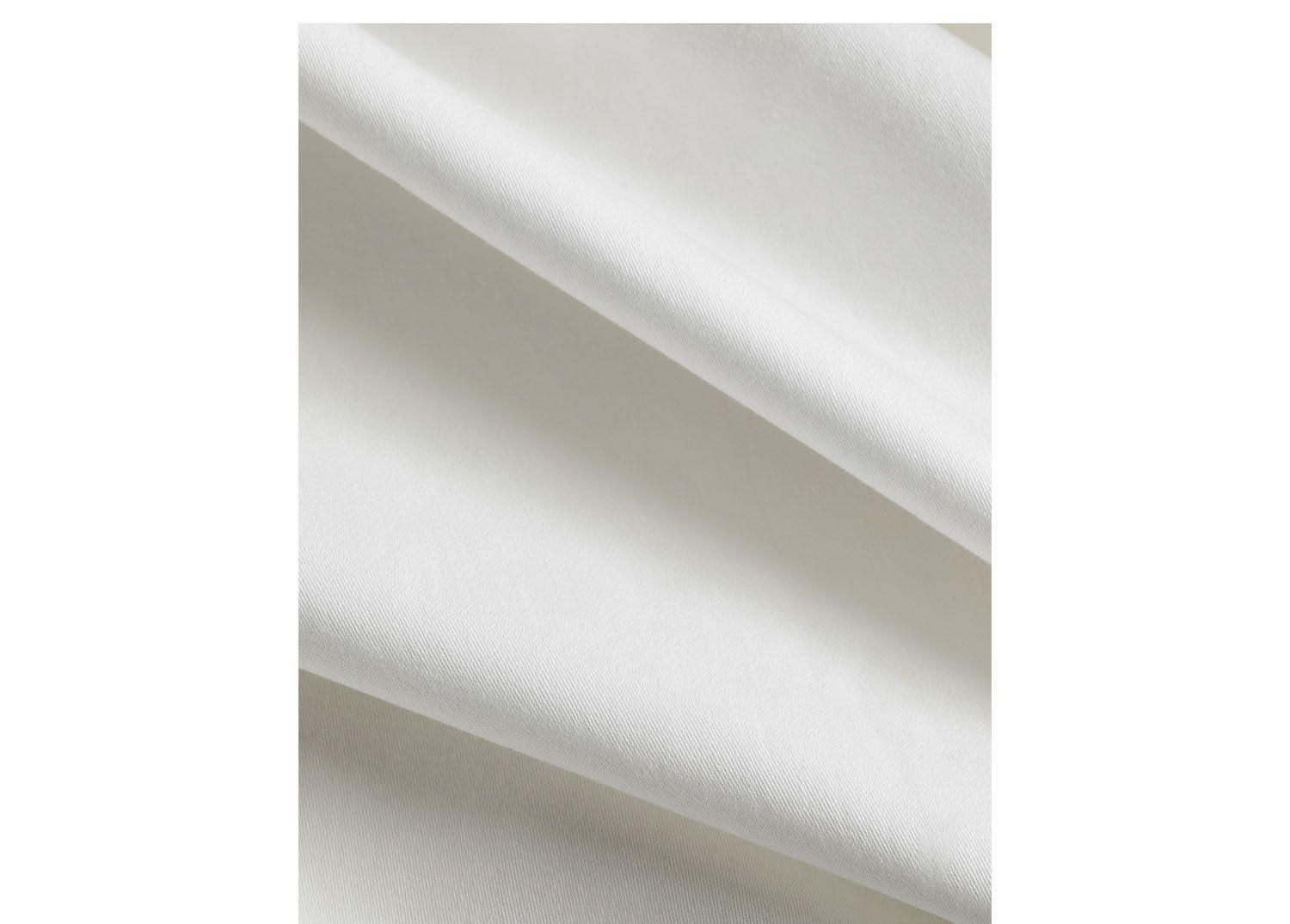 Housse De Couette En Satin 300 Fils Sampras Blanc - 3