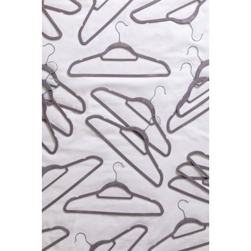 Lot De 20 Cintres Palou Gris Clair - 2
