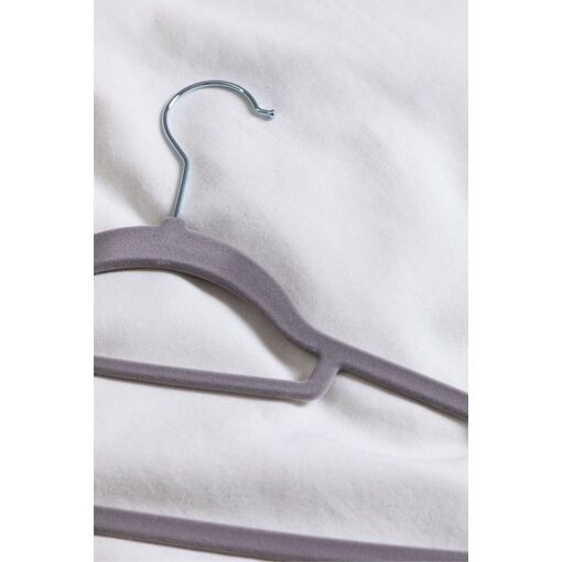 Lot De 20 Cintres Palou Gris Clair - 5