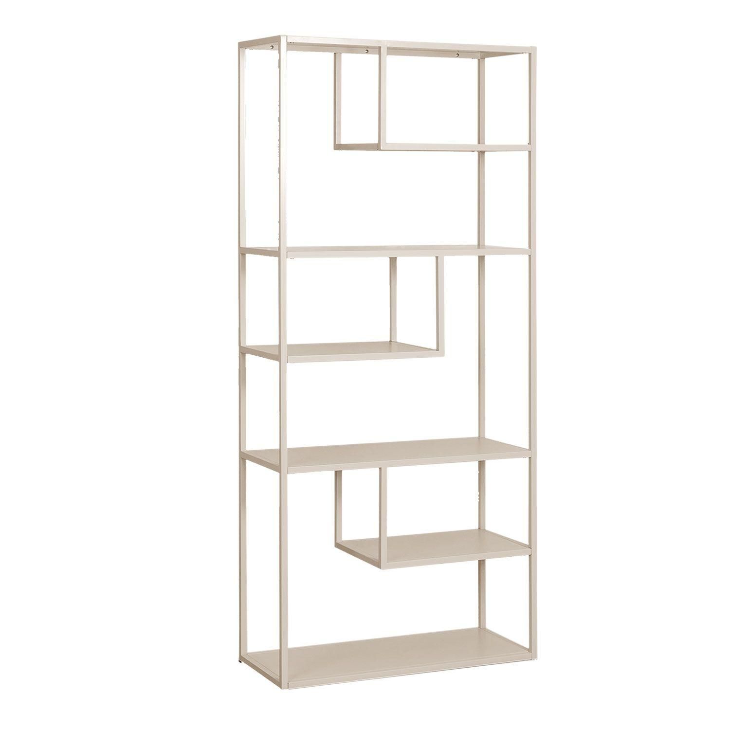 Biblioth�que En Acier Thura Tapioca Beige