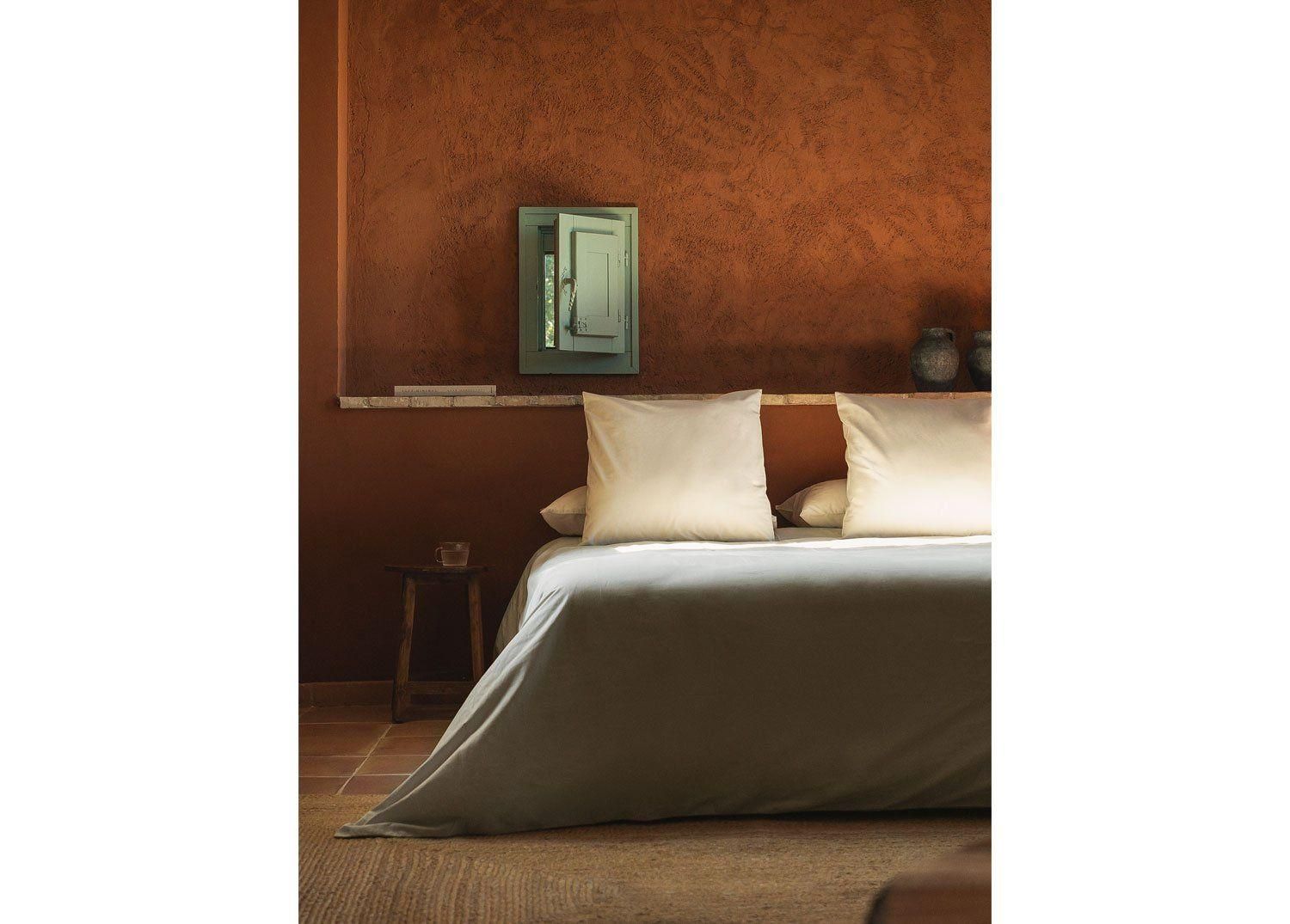 Housse De Couette En Percale De Coton 180 Fils Lesia Gris Clair - 2