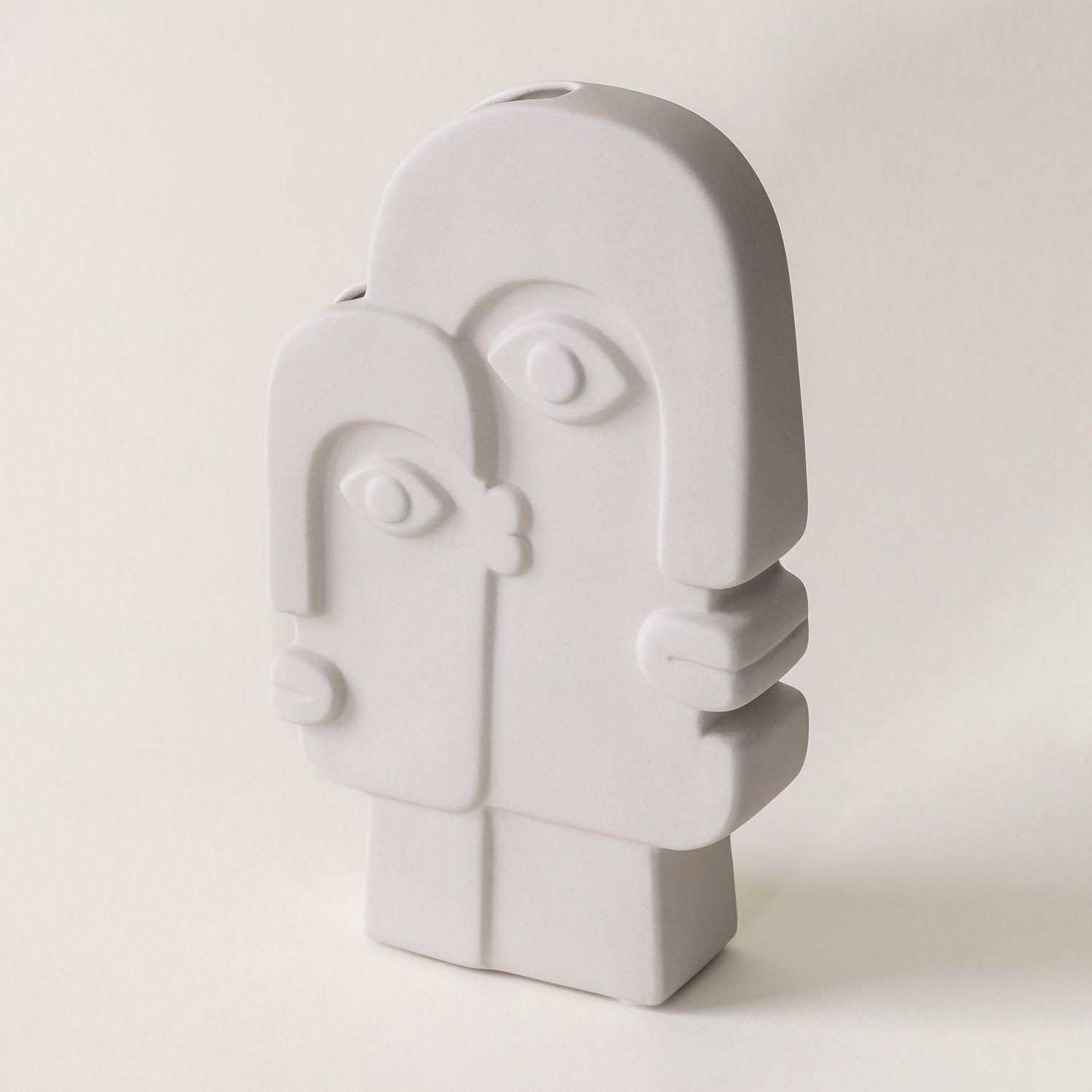 Vase en c�ramique Sevan Blanc