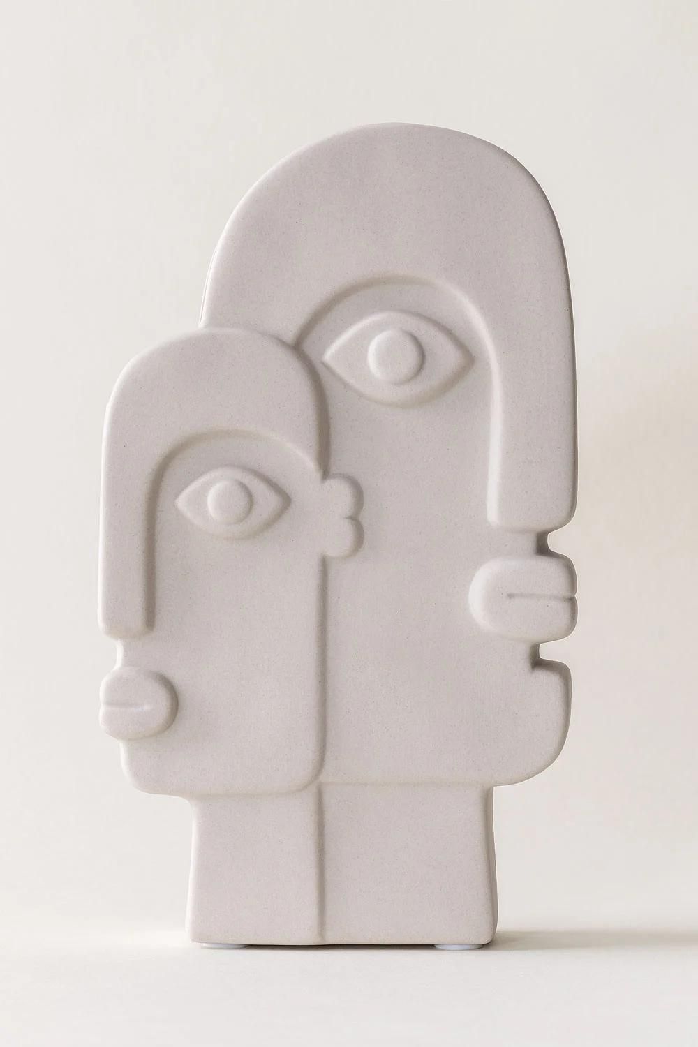 Vase en c�ramique Sevan Blanc - 4