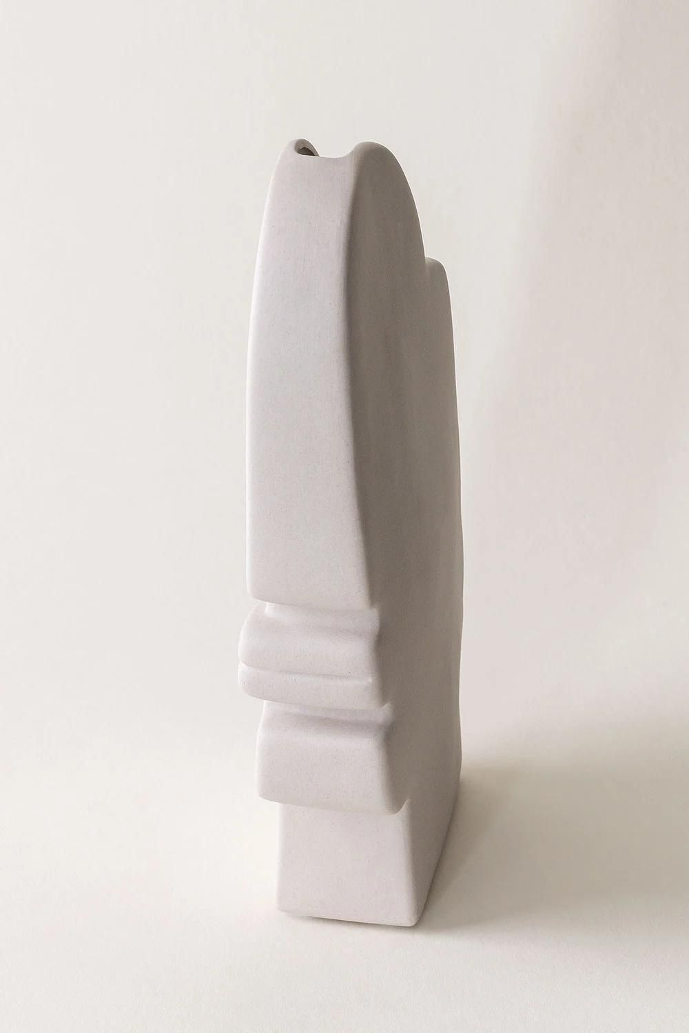 Vase en c�ramique Sevan Blanc - 5