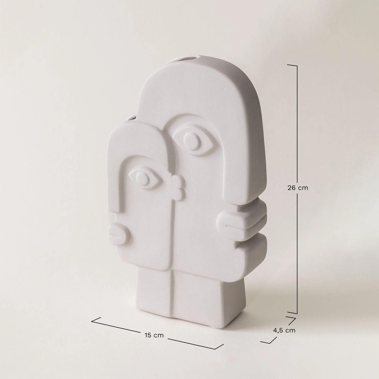 Vase en c�ramique Sevan Blanc - 8