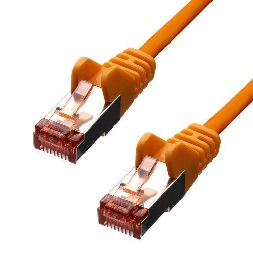 ProXtend - Cordon de raccordement - RJ-45 (M) pour RJ-45 (M) - 7 m - 5.8 mm - paire torsadée écrantée (F/UTP) - CAT 6 - moulé, sans crochet, bloqué - orange