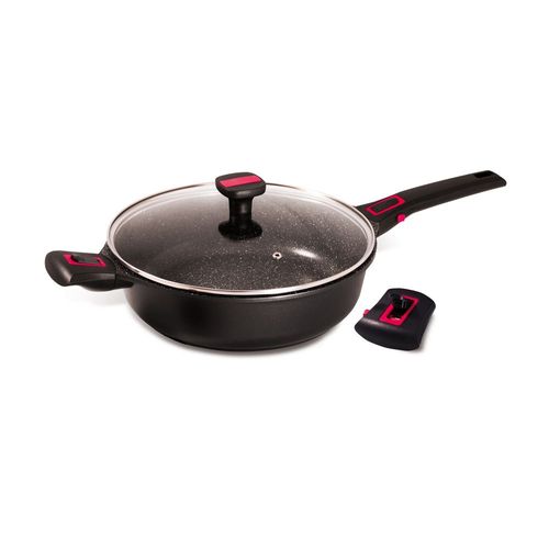 Sauteuse Avec Couvercle Granit Pro Céramique 24 Cm