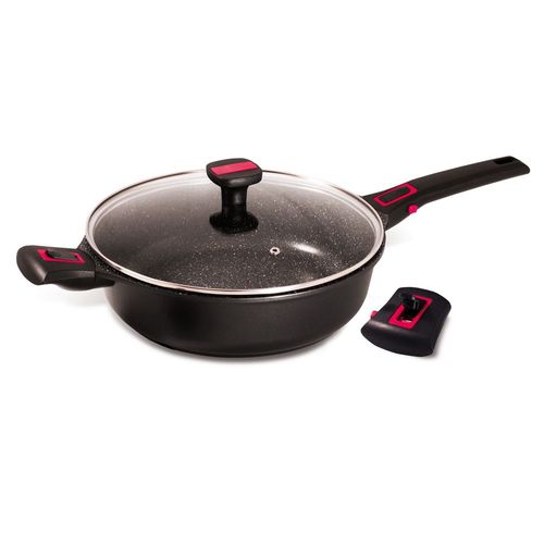 Sauteuse Avec Couvercle Granit Pro Céramique 28 Cm
