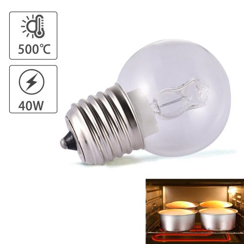 Ampoule de four à haute température,25W,40W,110V,220V,500 ¿,sûr,cuiseur vapeur,réfrigérateur,micro-ondes,lampe - Type 40W 220V