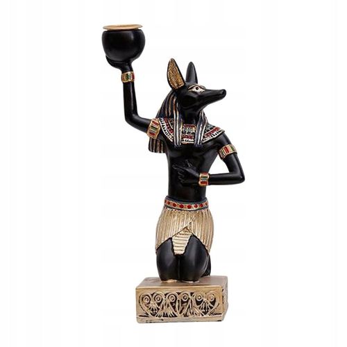 Statue De L'égypte Ancienne Figurine De Collection Sculpture Bougie À Thé A