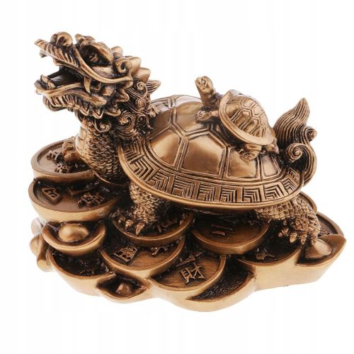 Statue De Tortue Dragon Chinoise De Style Chinois, Symbole De Richesse, Artisanat