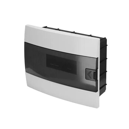 Tableau électrique encastrable 12 modules (1x12) IP40 étanche blanc porte fumée HOROZ